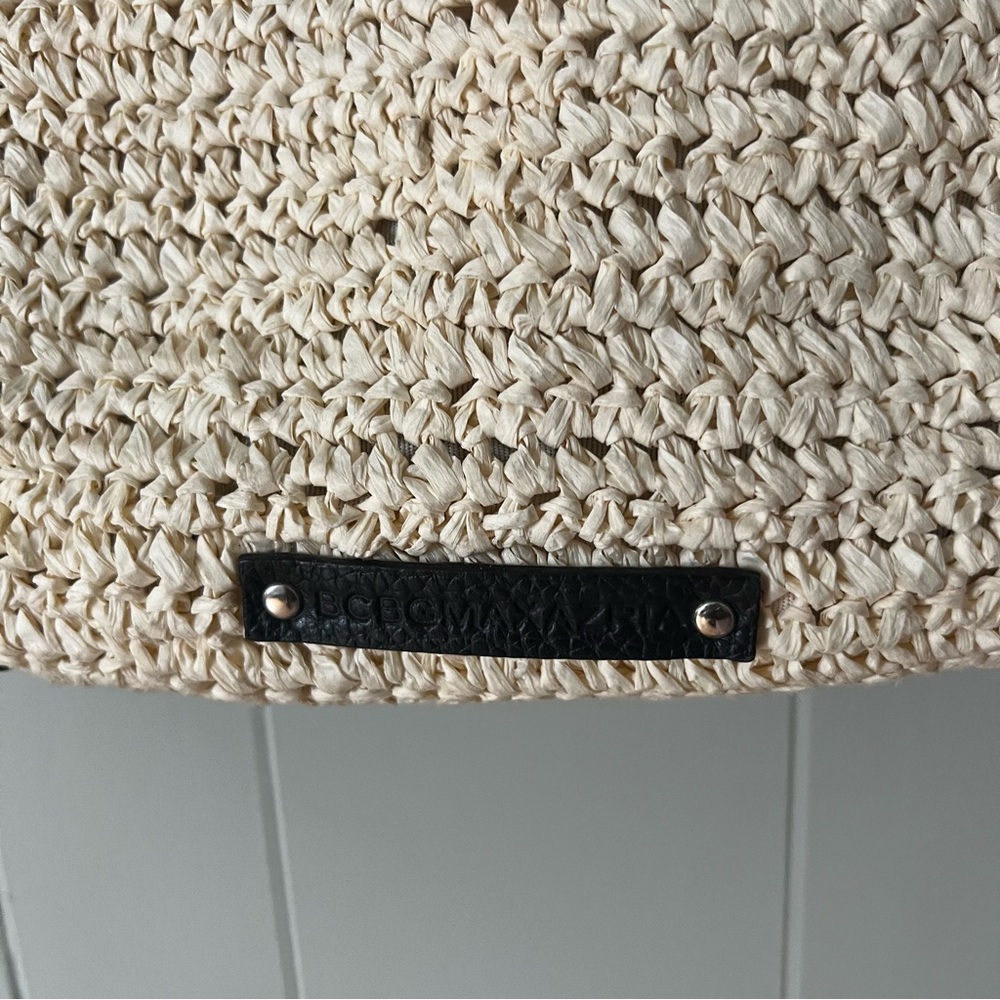 BCBG MaxAzria straw tote - Picture 7 of 13